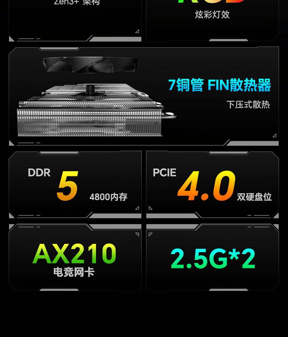 天钡游刃X游戏型迷你主机预售：R9 6900HX+RX 6600 LE，3299元起